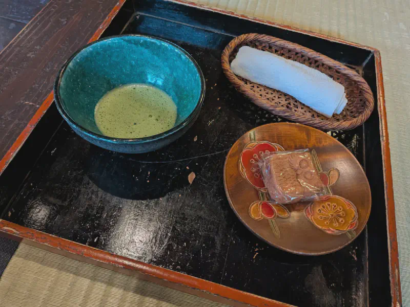 ウェルカムドリンク 抹茶